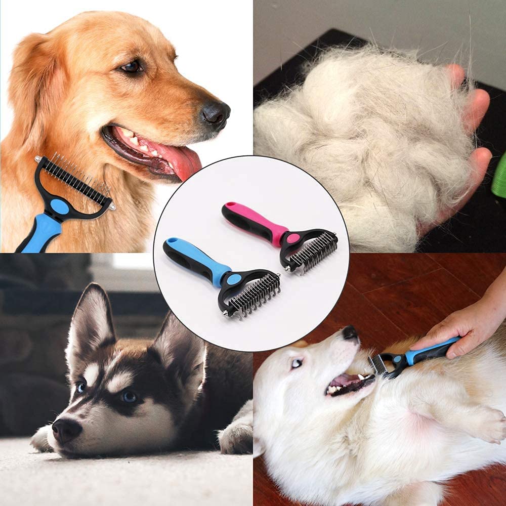 WELSGI PET Professional Grooming Deshedding Comb