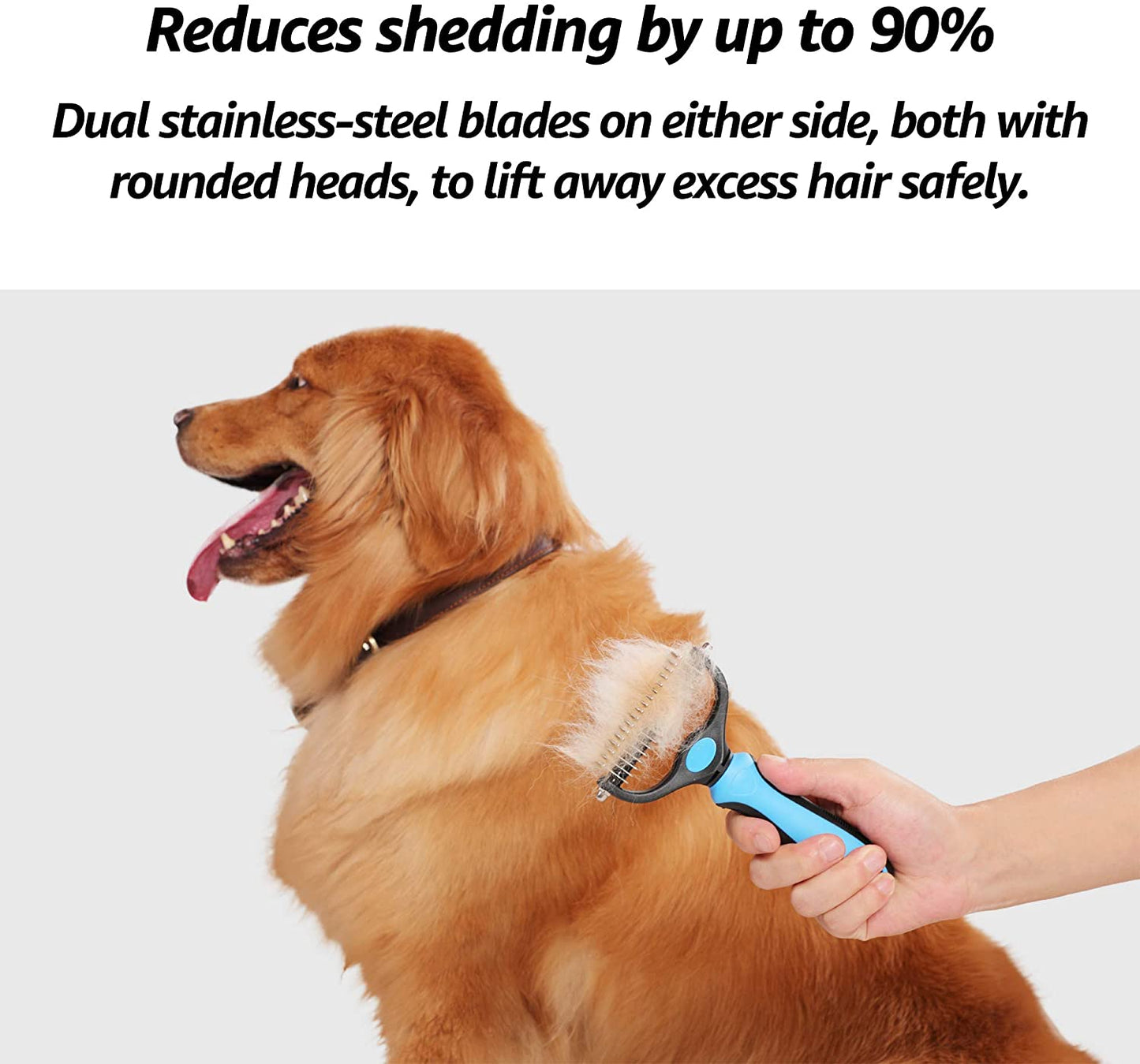 WELSGI PET™ : Professional Grooming & Deshedding Comb