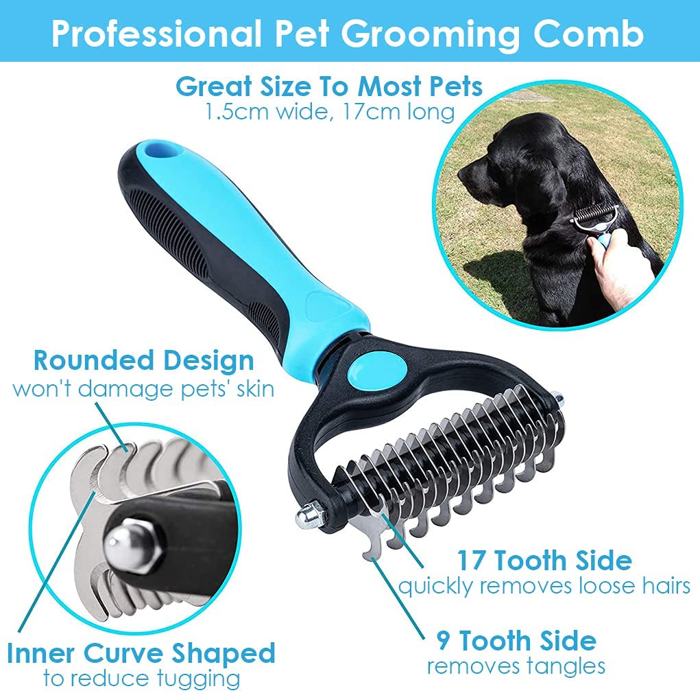 WELSGI PET™ : Professional Grooming & Deshedding Comb