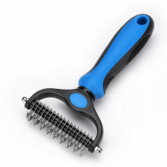 Dual-Sided Pet Grooming Comb for Dogs & Cats
